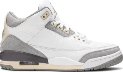 Pre-owned Jordan [dh3434-110] Womens Air  Retro 3 (w) 'a Ma Maniére' In White/medium Grey-violet Ore-white