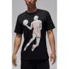 Jordan Men's  T-shirt In Black/ Sail