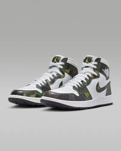Pre-owned Jordan Dq0660-300 Nike Air  1 High Golf Camo (men's) In Multicolor