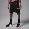 Jordan Dri-fit Big Kids' Baseline Mesh Shorts In Black