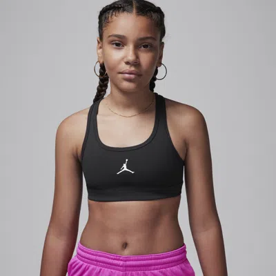 Jordan Dri-fit Big Kids' Jumpman Bra In Black