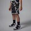 Jordan Dri-fit Big Kids' Mj Printed Sport Diamond Shorts In Black