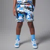 Jordan Dri-fit Big Kids' Mj Printed Sport Diamond Shorts In Blue
