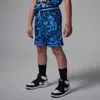 Jordan Dri-fit Big Kids' Mj Printed Sport Diamond Shorts In Blue