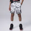Jordan Dri-fit Big Kids' Mj Printed Sport Diamond Shorts In White