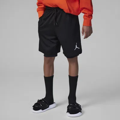 Jordan Dri-fit Big Kids' Training Shorts In Black