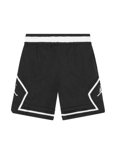 Jordan Kids' Dri-fit Diamond Track Shorts In Black