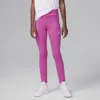 Jordan Dri-fit Essentials Big Kids' Leggings In Pink
