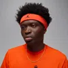 Jordan Dri-fit Jumpman Headband In Orange