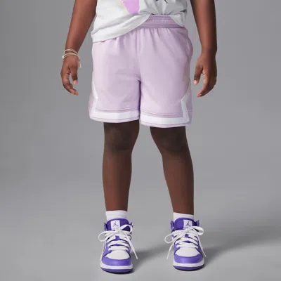 Jordan Dri-fit Little Kids' Diamond Shorts In Pink