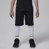 Jordan Nike Dri-fit Big Kids' Sport Compression Tights In White