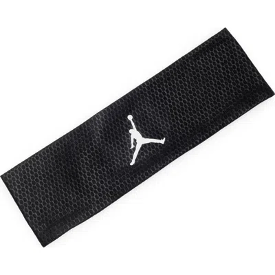 Jordan Dri-fit Performance Sport Headband In Black/white