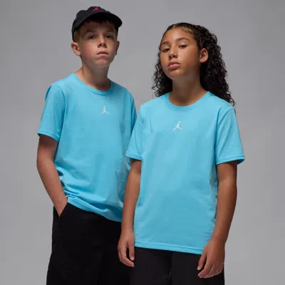 Jordan Dri-fit Sport Big Kids' Core T-shirt In Green