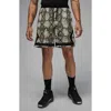 Jordan Dri-fit Sport Diamond Mesh Shorts In Sail/black