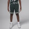 Jordan Dri-fit Sport Little Kids' Diamond Shorts In Green