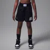Jordan Dri-fit Training Camp Big Kids' Jumpman Mesh Shorts In Black