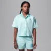 Jordan Dri-fit Training Camp Big Kids' Jumpman Mesh Top In Blue
