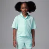 Jordan Dri-fit Training Camp Little Kids' Jumpman Mesh Top In Blue