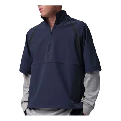 Jordan Dri-fit Golf Wind Shirt 'obsidian Black' In Blue