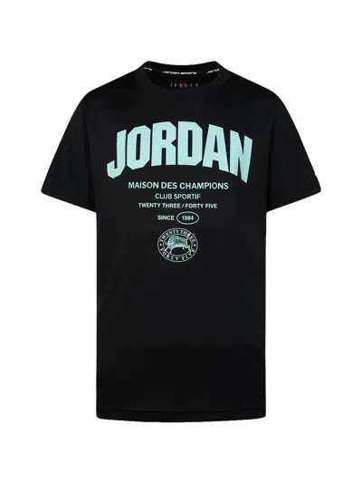 Jordan Kids' Dri-fit Performance T-shirt In Black