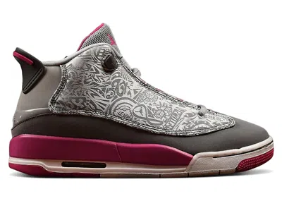 Pre-owned Jordan Dub Zero Gg Sneakers In Wolf Grey/hyper Pink/white