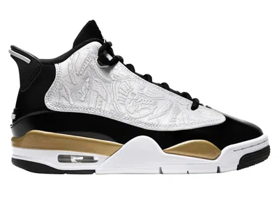 Pre-owned Jordan Dub Zero Sneakers In Black/metallic Gold/white In Multi