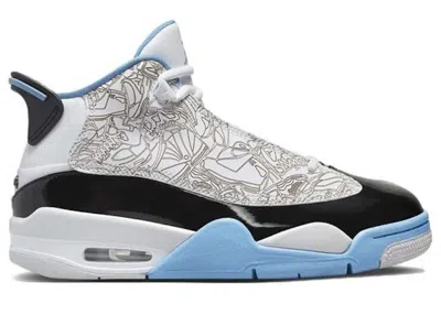 Pre-owned Jordan Dub Zero Sneakers In White/legend Blue/black