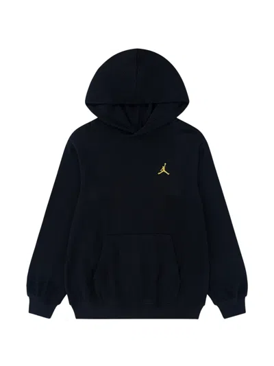 Jordan Kids' Embroidered Hoodie In Black