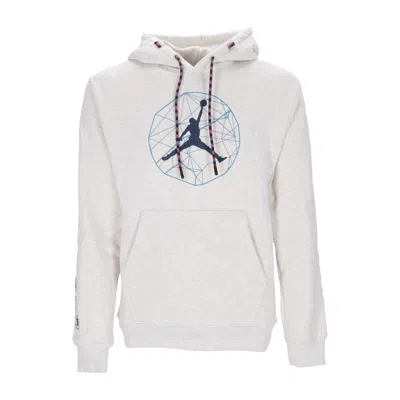 Jordan Essential Mountainside Men's Hoodie Graphic Pullover Hoodie Oatmeal Heather In White