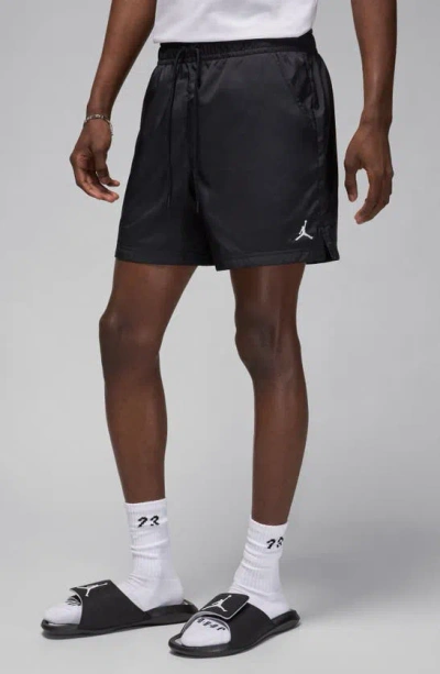Jordan Essential Poolside Drawstring Shorts In Black