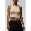 Jordan Essential Racerback Tank In Neutral