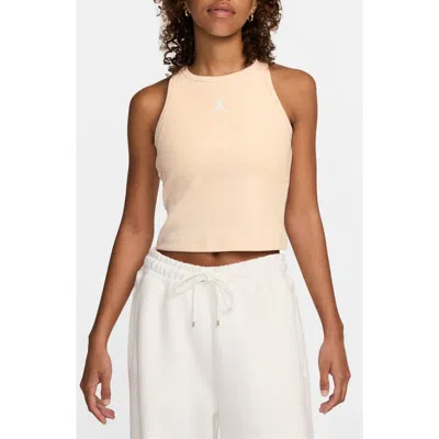 Jordan Essential Racerback Tank In Neutral