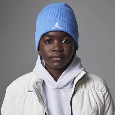Jordan Essentials Big Kids' 2-piece Beanie Set In Blue