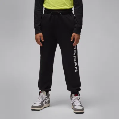Jordan Essentials Big Kids' Fleece Baseline Pants In Black