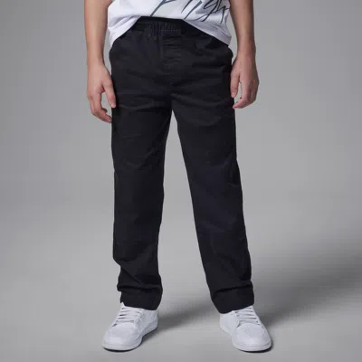 Jordan Essentials Big Kids' Woven Pants In Black