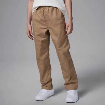 Jordan Essentials Big Kids' Woven Pants In Brown