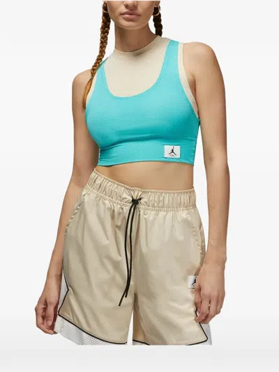 Jordan Essentials Crop Top In Blue
