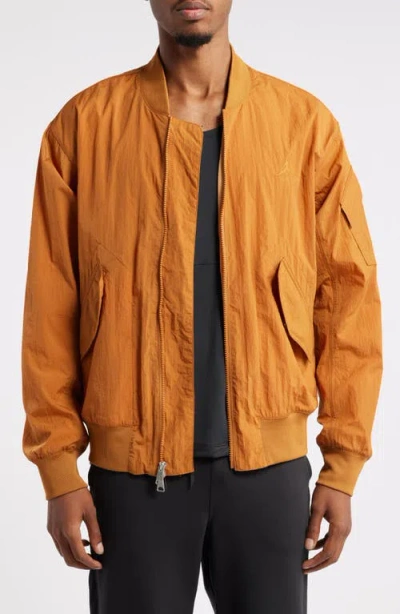 Jordan Essentials Lightweight Nylon Renegade Jacket In Desert Bronze