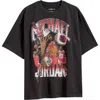 Jordan Essentials Oversize Photo Graphic T-shirt In Black/varsity Red