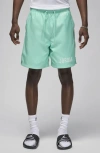 Jordan Men's  Essentials Poolside Shorts In Emerald Rise/ White