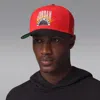 Jordan Essentials Pro Structured Flat Bill Hat In Multi