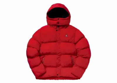 Pre-owned Jordan Essentials Statement Puffer Jacket In Red