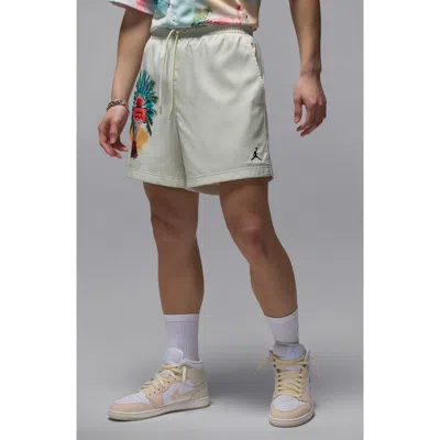 Jordan Essentials Twill Drawstring Shorts In Nude