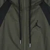 Jordan Essentials Woven Jacket Men's Windbreaker Medium Olive/black In Medium Olive/black