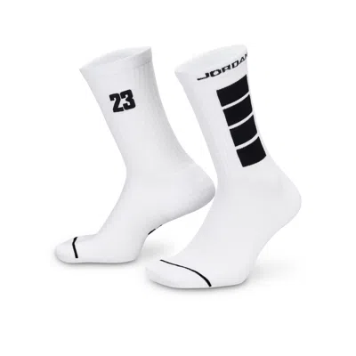 Jordan Everyday Crew Socks (1 Pair) In White