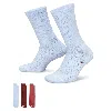 Jordan Everyday Crew Socks (3 Pairs) In Multicolor