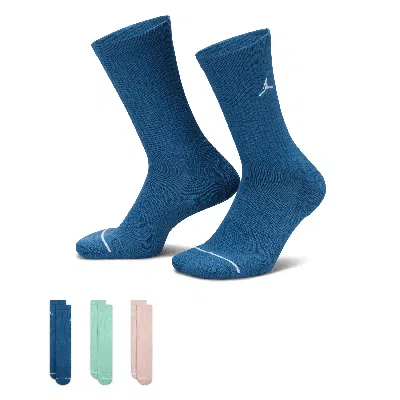 Jordan Everyday Crew Socks (3 Pairs) In Multicolor