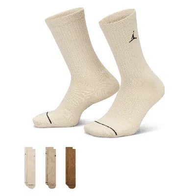 Jordan Everyday Crew Socks (3 Pairs) In Multicolor