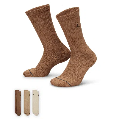 Jordan Everyday Crew Socks (3 Pairs) In Multicolor
