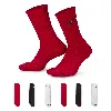 Jordan Everyday Crew Socks (6 Pairs) In Multicolor